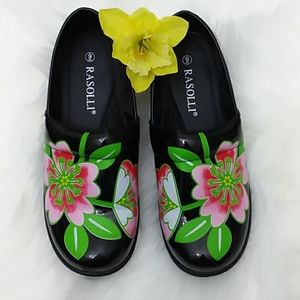 RASOLLI 9 ARTSY PATENT RUBBER TOP